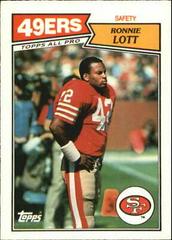 Ronnie Lott Football Cards 1987 Topps American UK Prices