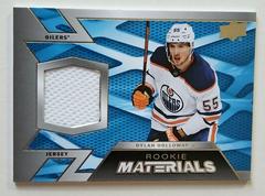 Dylan Holloway [Patch] #RM-DH Hockey Cards 2022 Upper Deck Rookie Materials Prices