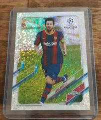 Lionel Messi [Speckle] #1 Soccer Cards 2020 Topps Chrome UEFA Champions League Prices