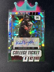 Rico Bussey Jr. [Autograph Cracked Ice Ticket] #176 Football Cards 2021 Panini Contenders Draft Picks Prices