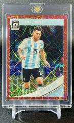 Lionel Messi [Optic Red Velocity] Soccer Cards 2018 Panini Donruss Prices