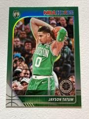 Jayson Tatum [Green Prizm] Basketball Cards 2019 Panini Hoops Premium Stock Prices