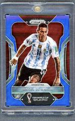 Angel Di Maria [Blue Wave] #1 Soccer Cards 2022 Panini Prizm World Cup Prices