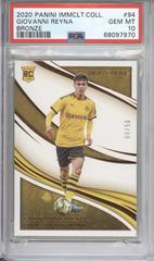 Giovanni Reyna [Bronze] Soccer Cards 2020 Panini Immaculate Collection Prices