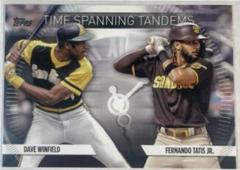 Dave Winfield, Fernando Tatis Jr. #TS-13 Baseball Cards 2023 Topps Update Time Spanning Tandems Prices