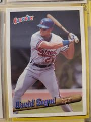 David Segui #110 Baseball Cards 1996 Bazooka Prices