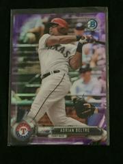 Adrian Beltre [Purple Refractor] #97 Baseball Cards 2017 Bowman Chrome Prices