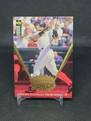 Andres Galarraga #PP6 Baseball Cards 1997 Collector's Choice Premier Power Prices