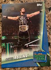 Seth Rollins [Blue] Wrestling Cards 2019 Topps WWE Money in the Bank Prices