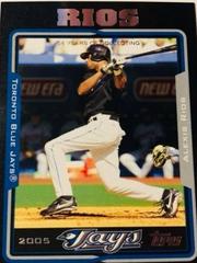 Alexis Rios #461 Baseball Cards 2005 Topps Prices