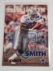Emmitt Smith [Colors] #74 Football Cards 1993 Skybox Impact Prices
