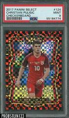 Christian Pulisic [Checkerboard] Soccer Cards 2017 Panini Select Prices