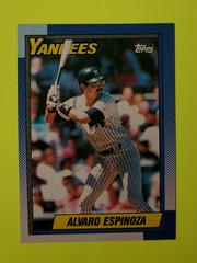 Alvaro Espinoza #791 Tiffany Baseball Cards 1990 Topps Tiffany Prices