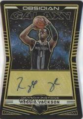 Reggie Jackson [Yellow] #GA-RJK Basketball Cards 2018 Panini Obsidian Galaxy Autographs Prices
