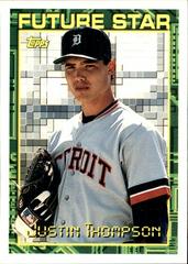 Justin Thompson #313 Baseball Cards 1994 Topps Bilingual Prices