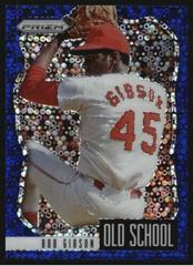 Bob Gibson [Blue Donut Circles Prizm] #OS-3 Baseball Cards 2021 Panini Prizm Old School Prices