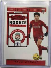 Takumi Minamino [Red] Soccer Cards 2019 Panini Chronicles Contenders Rookie Ticket Prices