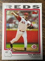 Paul Wilson Baseball Cards 2004 Topps Prices