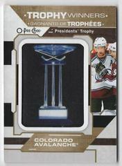 Colorado Avalanche Hockey Cards 2018 O-Pee-Chee Manufactured Trophy Winners Patches Prices