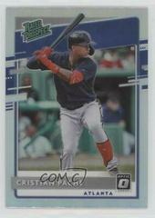 Cristian Pache [Holo] Baseball Cards 2020 Panini Donruss Optic Rated Prospects Prices