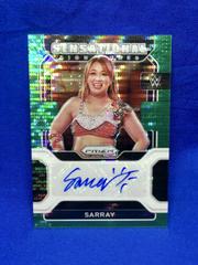 Sarray [Green Pulsar Prizm] Wrestling Cards 2022 Panini Prizm WWE Sensational Signatures Prices