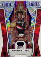 Nassir Little [Purple] #16 Basketball Cards 2019 Panini Crown Royale Rookie Royalty Prices