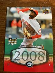 Johnny Cueto #236 Baseball Cards 2008 Upper Deck Timeline Prices