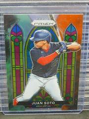 Juan Soto [Cosmic Haze Prizm] #SG-3 Baseball Cards 2021 Panini Prizm Stained Glass Prices