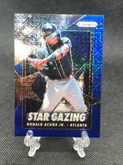 Ronald Acuna Jr. [Blue Mojo Prizm] Baseball Cards 2020 Panini Prizm Star Gazing Prices