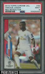 Vinicius Junior [Red Refractor] #33 Soccer Cards 2019 Topps Chrome UEFA Champions League Prices