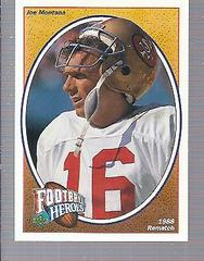 Joe Montana [1988 Rematch] Football Cards 1991 Upper Deck Heroes Prices