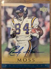 Randy Moss [Gold] Football Cards 2000 Upper Deck Legends Autographs Prices
