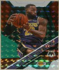 LeBron James [Green Mosaic] Basketball Cards 2019 Panini Mosaic Will to Win Prices