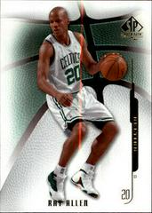 Ray Allen #99 Basketball Cards 2008 SP Authentic Prices