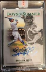 Salvador Perez [Green] #BOS-SP Baseball Cards 2022 Panini Chronicles Boys of Summer Autographs Prices