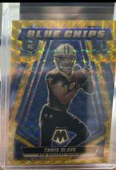 Chris Olave [Gold] #BC-8 Football Cards 2022 Panini Mosaic Blue Chips Prices