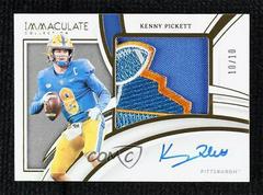 Kenny Pickett #PP6 Football Cards 2022 Panini Immaculate Collegiate Premium Rookie Patch Autographs Prices