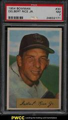 Delbert Rice Jr. #30 Baseball Cards 1954 Bowman Prices