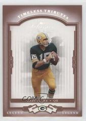 Bart Starr [Timeless Tributes Red] #102 Football Cards 2004 Panini Donruss Classics Prices