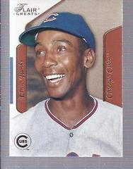 Ernie Banks #14 Baseball Cards 2003 Flair Greats Prices