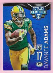 Davante Adams [Mirror Platinum Blue] #172 Football Cards 2014 Panini Totally Certified Prices
