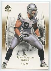 Tyler Brayton [Gold] Football Cards 2003 SP Authentic Prices