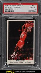 Michael Jordan Basketball Cards 1987 J. Merchante Stickers Prices