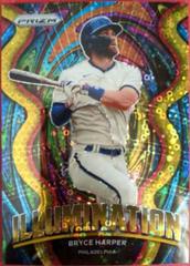 Bryce Harper [Gold Donut Circles Prizm] #IL-15 Baseball Cards 2022 Panini Prizm Illumination Prices