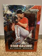 Max Scherzer [Red Mojo Prizm] Baseball Cards 2020 Panini Prizm Star Gazing Prices