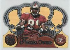 Terrell Owens [Gold Holofoil] Football Cards 1997 Pacific Crown Royale Prices