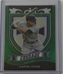Aaron Judge [Green] #13 Baseball Cards 2021 Panini Chronicles Crusade Prices