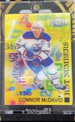 Connor McDavid Hockey Cards 2022 Skybox Metal Universe Hot Numbers Prices