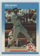 Ellis Burks Baseball Cards 1987 Fleer Update Glossy Prices