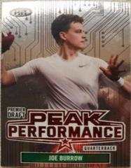 Joe Burrow [Red] #PK-JB Football Cards 2020 Sage Hit Peak Performance Prices
